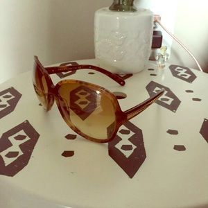 Prada tortoise shell sunglasses